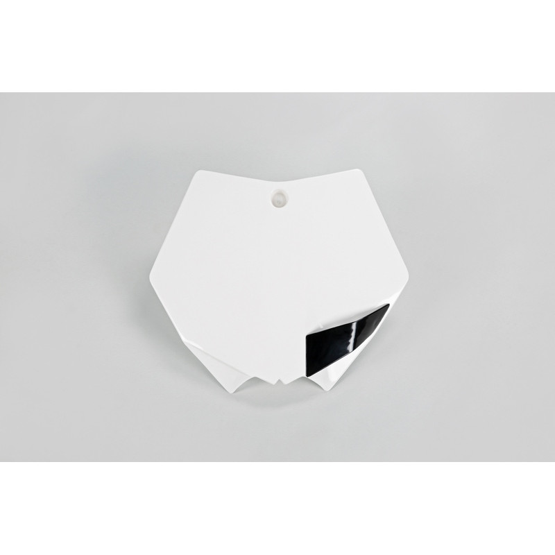 Plaque numéro frontale UFO blanche pour KTM SX-F 125/250/350/450 (2007-2012)