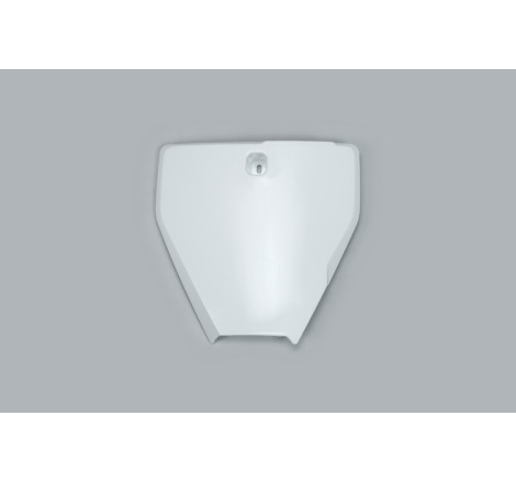 Plaque numéro frontale UFO blanche pour Husqvarna TC 85 (2018-2024)