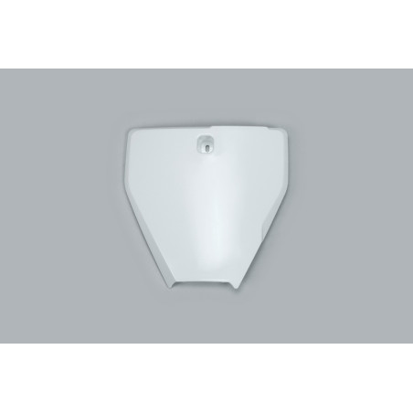 Plaque numéro frontale UFO blanche pour Husqvarna TC 85 (2018-2024)