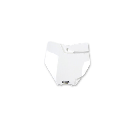 Plaque numéro frontale UFO blanche pour KTM SX / SX-F 125/250/350/450