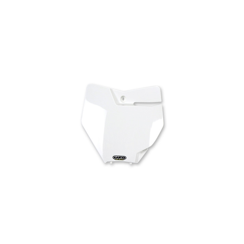 Plaque numéro frontale UFO blanche pour KTM SX / SX-F 125/250/350/450