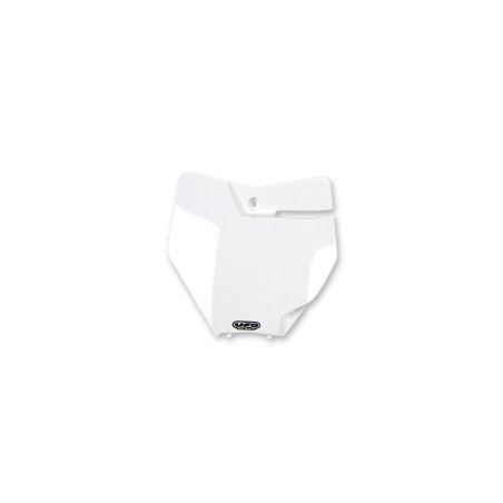Plaque numéro frontale UFO blanche pour KTM SX / SX-F 125/250/350/450