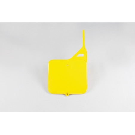 Plaque numéro frontale UFO jaune pour Suzuki RM 125 / 250 (1987-1995)