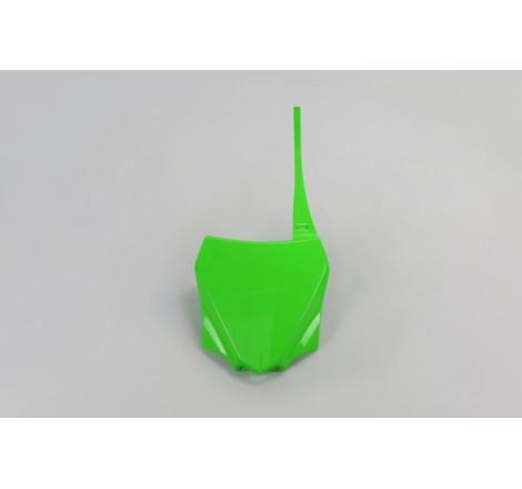 Plaque numéro frontale UFO verte pour Kawasaki KX 85 (2014-2021)