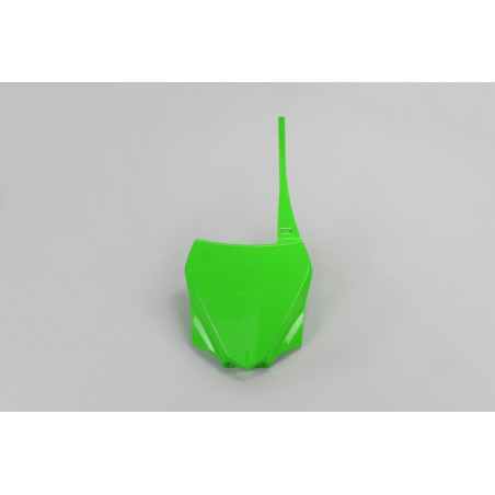 Plaque numéro frontale UFO verte pour Kawasaki KX 85 (2014-2021)