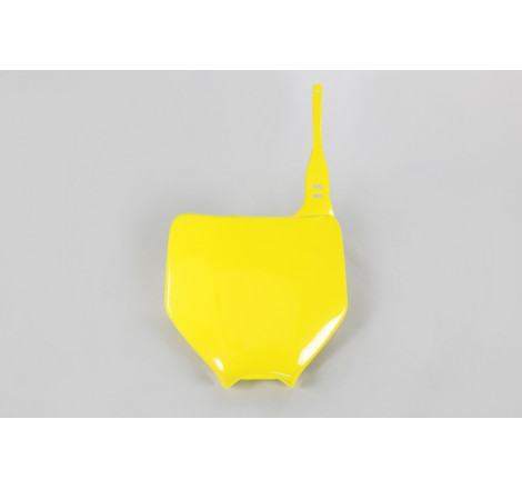 Plaque numéro frontale UFO jaune pour Suzuki RM-Z 250 (2004-2006)