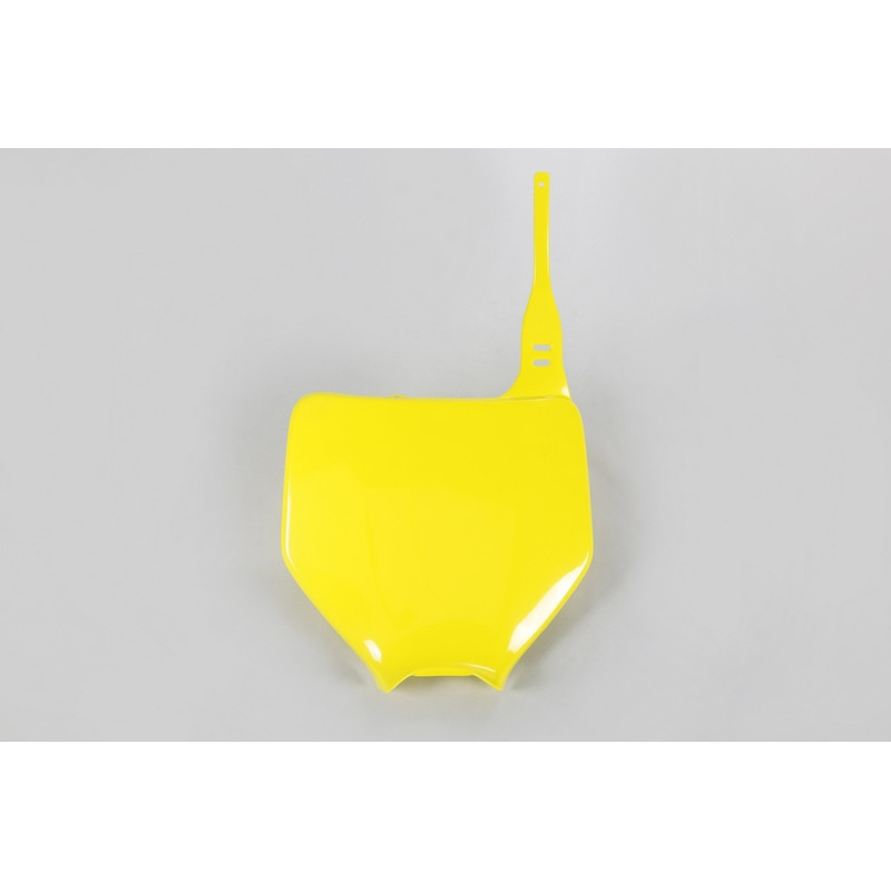 Plaque numéro frontale UFO jaune pour Suzuki RM-Z 250 (2004-2006)