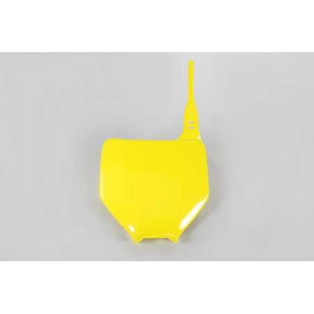Plaque numéro frontale UFO jaune pour Suzuki RM-Z 250 (2004-2006)