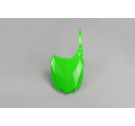 Plaque numéro frontale UFO verte pour Kawasaki KX-F 250 / 450