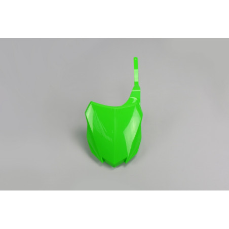 Plaque numéro frontale UFO verte pour Kawasaki KX-F 250 / 450