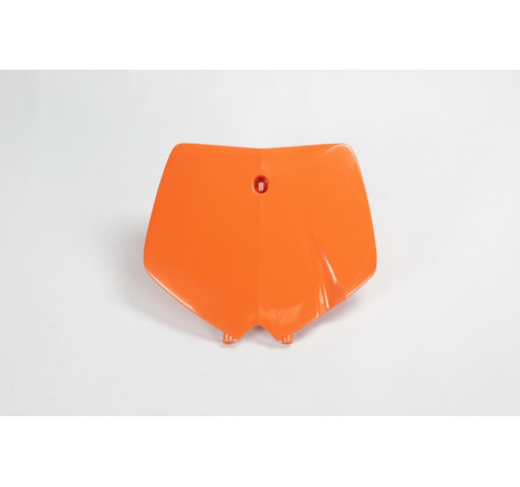Plaque numéro frontale UFO orange pour KTM 125 / 250 SX (1999-2002)