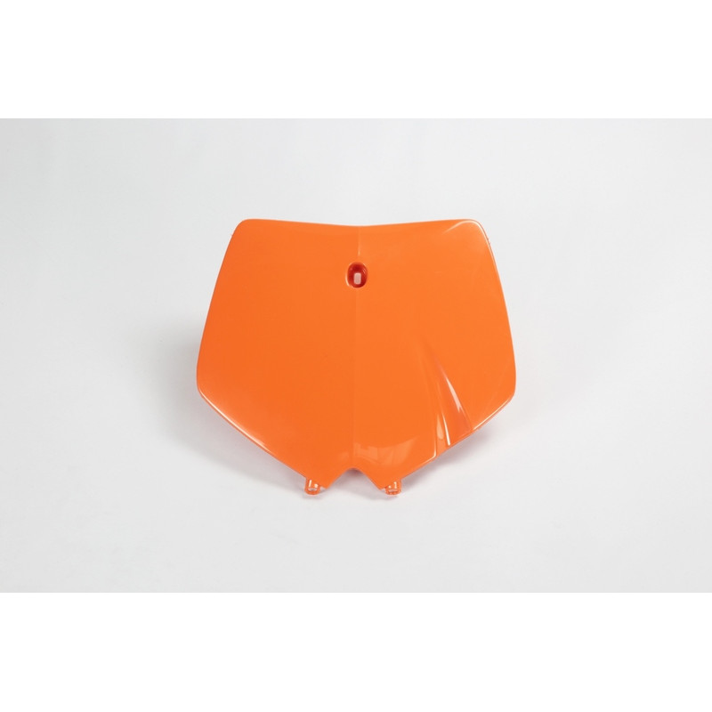 Plaque numéro frontale UFO orange pour KTM 125 / 250 SX (1999-2002)