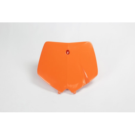 Plaque numéro frontale UFO orange pour KTM 125 / 250 SX (1999-2002)