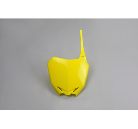Plaque numéro frontale UFO jaune pour Suzuki RM-Z 250 / 450
