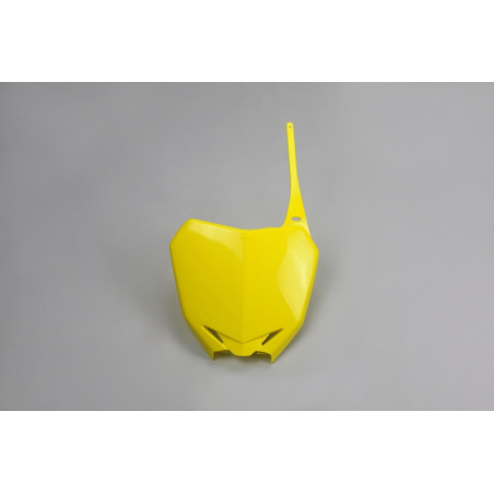 Plaque numéro frontale UFO jaune pour Suzuki RM-Z 250 / 450