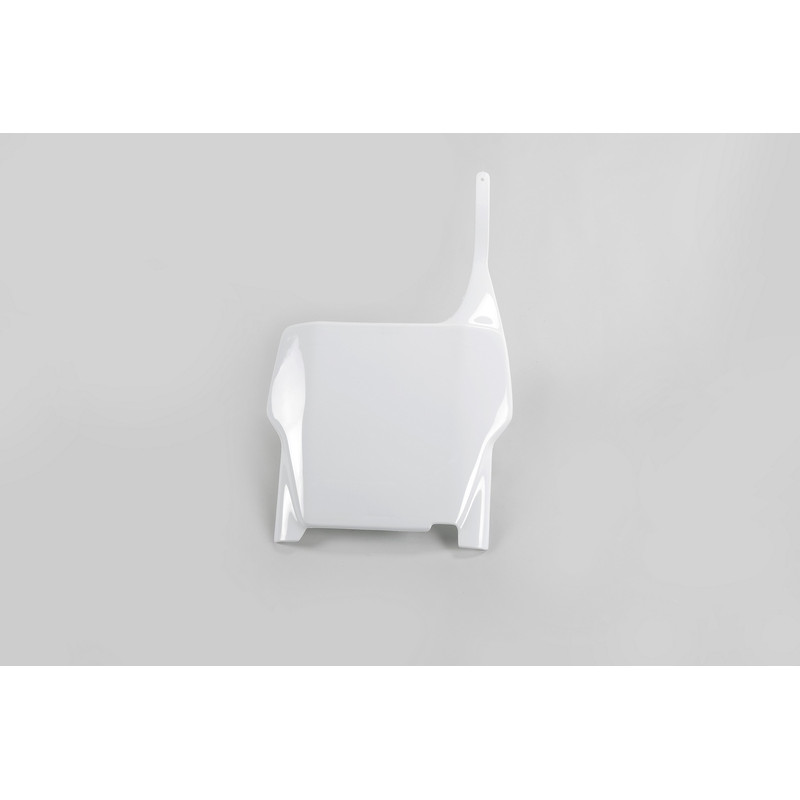 Plaque numéro frontale UFO blanche pour Honda CR / CRF 125/250/450 (2004-2007)