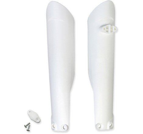 Protections de fourche UFO blanches Husqvarna TC / FC 125 à 450 (2015–2020)