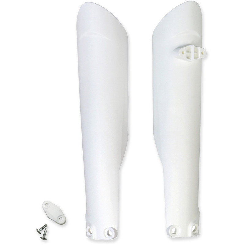 Protections de fourche UFO blanches Husqvarna TC / FC 125 à 450 (2015–2020)