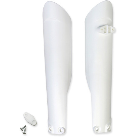 Protections de fourche UFO blanches Husqvarna TC / FC 125 à 450 (2015–2020)