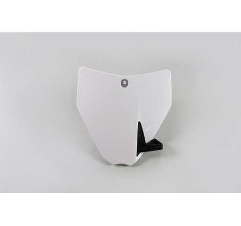 Plaque numéro frontale UFO blanche pour Husqvarna TC 85 (2014-2017)