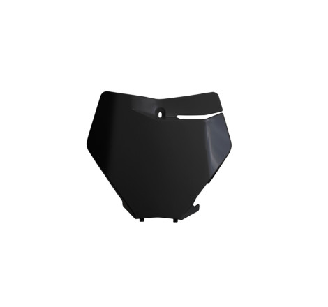 Plaque numéro frontale UFO noire pour KTM SX / SX-F 125/250/350/450 (2019-2022)