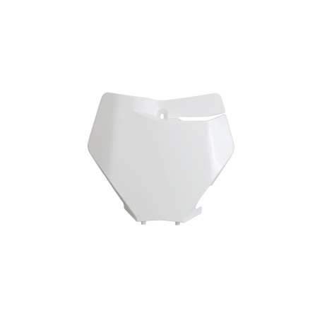 Plaque numéro frontale UFO blanche pour KTM SX / SX-F 125/250/350/450 (2019-2022)