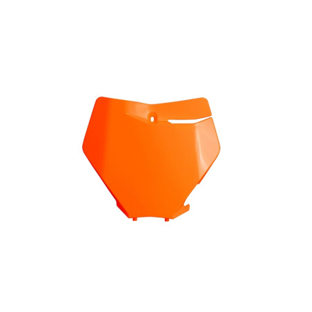 Plaque numéro frontale UFO orange pour KTM SX / SX-F 125/250/350/450 (2019-2022)