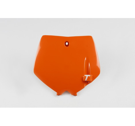 Plaque numéro frontale UFO orange pour KTM 65 SX (2002-2008)