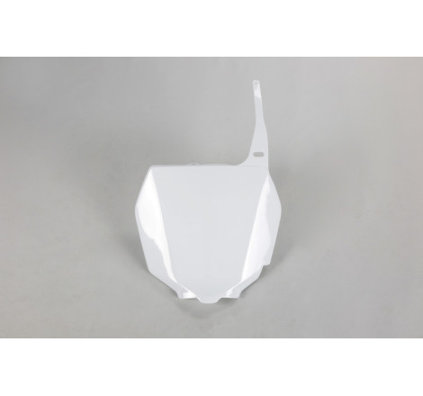 Plaque numéro frontale UFO blanche pour Suzuki RM 125/250 et RM-Z 450