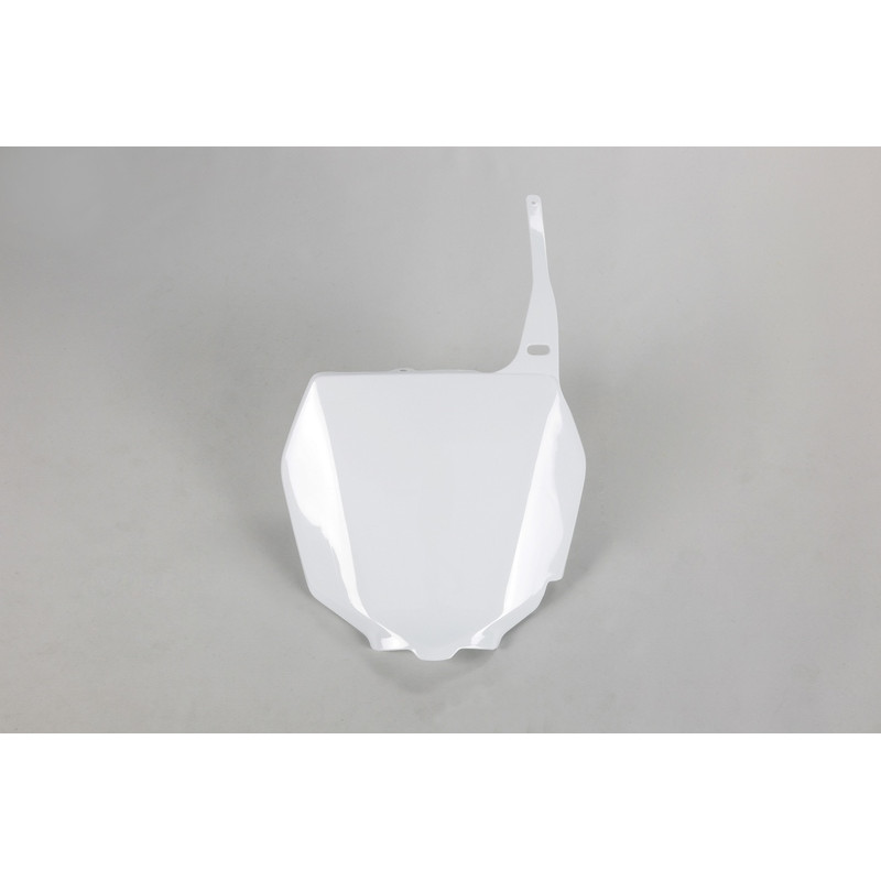 Plaque numéro frontale UFO blanche pour Suzuki RM 125/250 et RM-Z 450