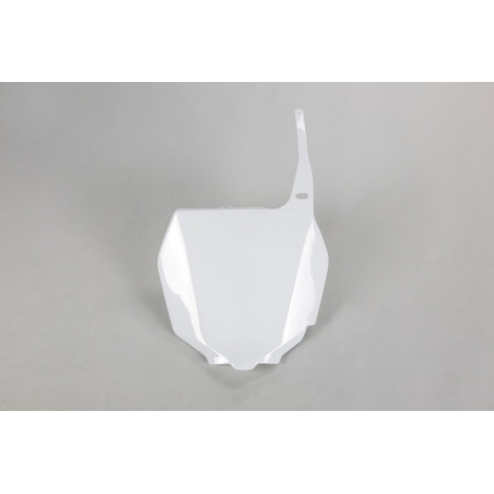 Plaque numéro frontale UFO blanche pour Suzuki RM 125/250 et RM-Z 450