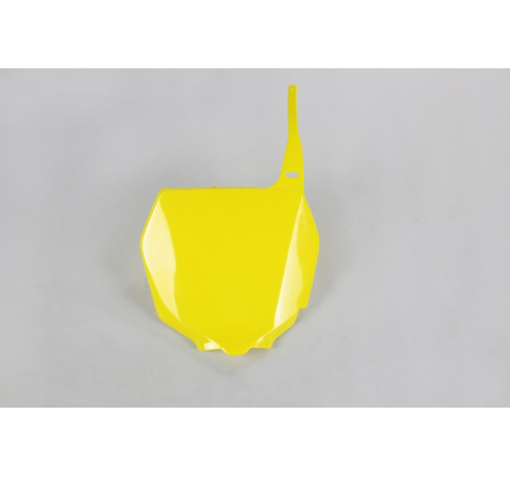 Plaque numéro frontale UFO jaune pour Suzuki RM 125/250 et RM-Z 450