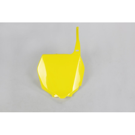 Plaque numéro frontale UFO jaune pour Suzuki RM 125/250 et RM-Z 450