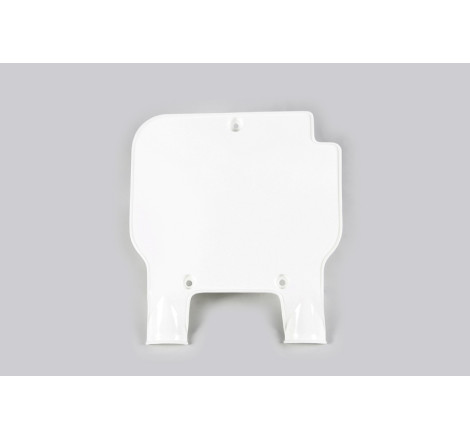 Plaque numéro frontale UFO blanche pour Kawasaki KX 125/250/500 (1989-1995)