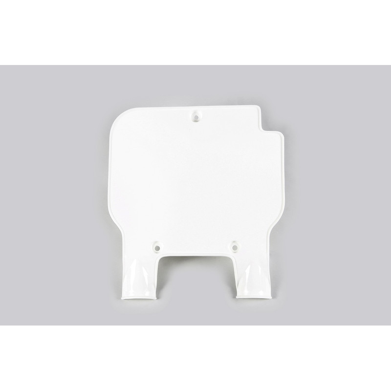Plaque numéro frontale UFO blanche pour Kawasaki KX 125/250/500 (1989-1995)