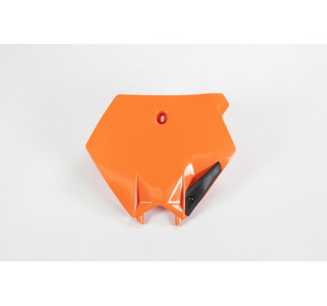 Plaque numéro frontale UFO orange 125/250 SX 2003–2006