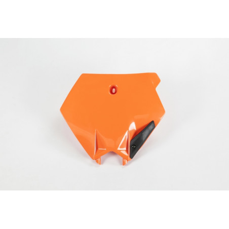 Plaque numéro frontale UFO orange 125/250 SX 2003–2006