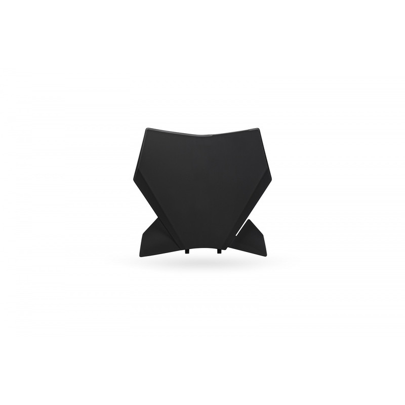 Plaque numéro frontale UFO Noir 125/250/350/450 SX / SX-F 2023–2025 – Protection et style sobre