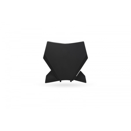 Plaque numéro frontale UFO Noir 125/250/350/450 SX / SX-F 2023–2025 – Protection et style sobre