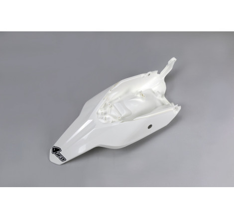 Garde-boue arrière UFO Blanc pour KTM 65 SX 2009 à 2015