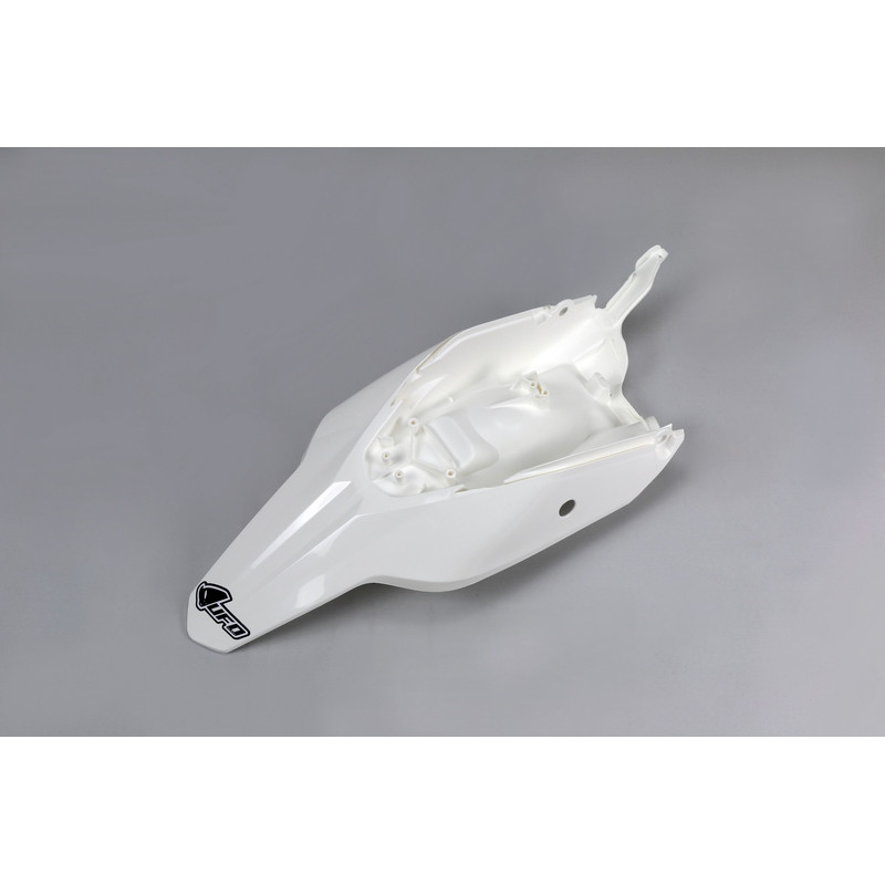 Garde-boue arrière UFO Blanc pour KTM 65 SX 2009 à 2015