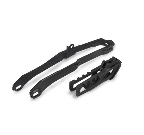 Kit patin de bras oscillant + guide chaîne UFO - noir 250/450 CRF