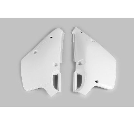 Plaques latérales UFO blanches pour Yamaha YZ 125 / 250 (1991–1992)