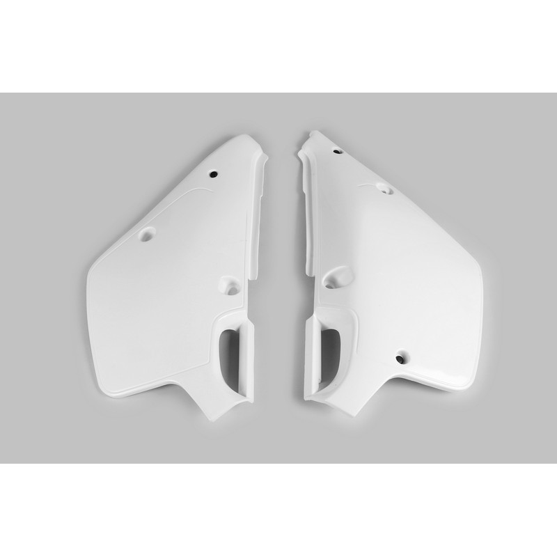 Plaques latérales UFO blanches pour Yamaha YZ 125 / 250 (1991–1992)