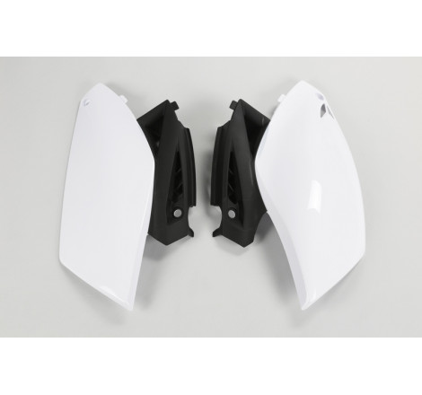 Plaques latérales UFO blanches pour Yamaha YZ-F 250 (2010–2013)