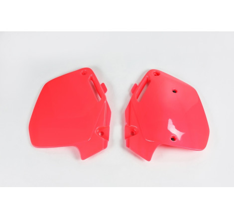 Plaques latérales UFO rouges pour Honda CR 125 / 250 / 500