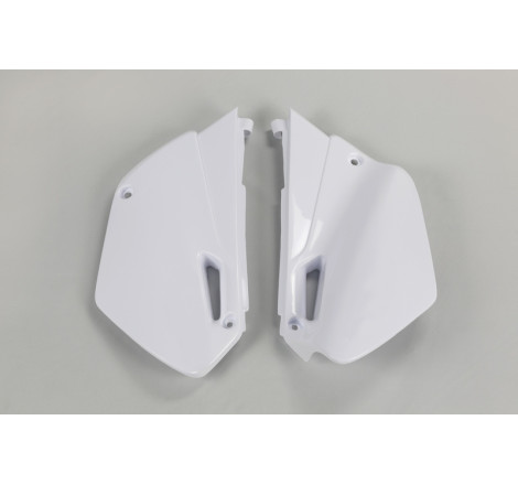 Plaques latérales UFO blanches pour Yamaha YZ 85 (2002–2014)