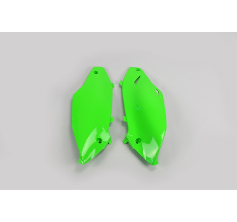 Plaques latérales UFO vertes pour Kawasaki KX-F 250 / 450