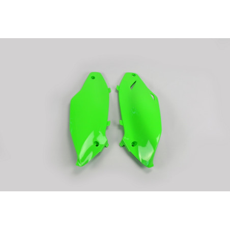 Plaques latérales UFO vertes pour Kawasaki KX-F 250 / 450