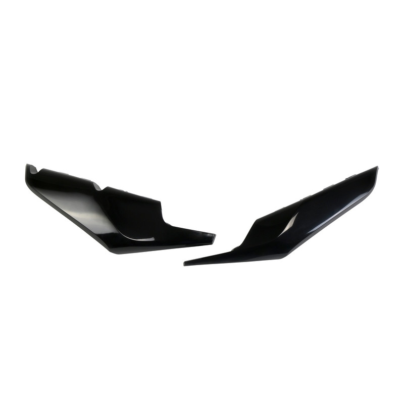 Plaques latérales inférieures UFO noires Husqvarna TC / FC 125 à 450 (2019–2022)